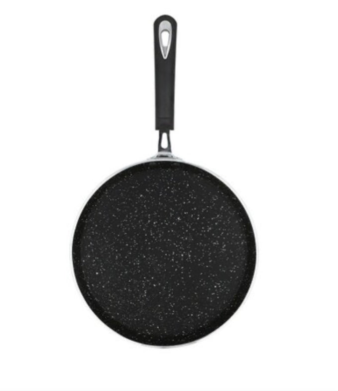 Majestic 30 cm Nonstick Marble-Coated Tawa with Special Handle - Perfect for Cooking Chapati and Roti