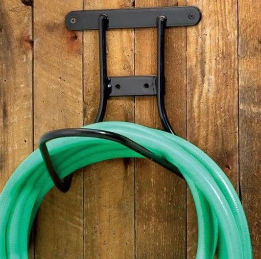 Heavy - Duty Wall - Mounted Iron Pipe Holder - Large Capacity for Up to 150 Feet of Water Pipe Storage - 62 Home Essentials