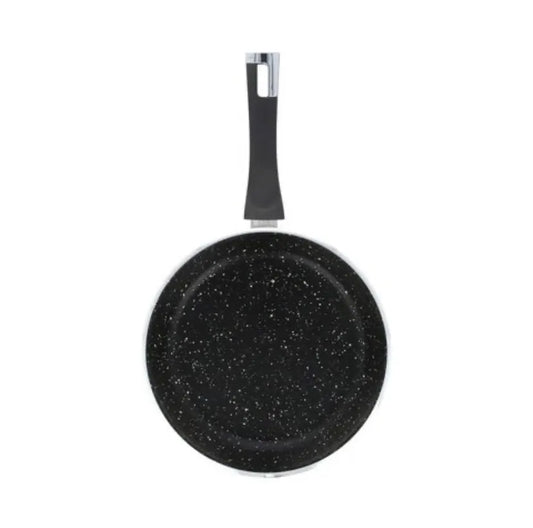 Premium Nonstick Fry Pan - Marble Coated, Forged Aluminum with Special Handle, 24cm Frying Pan for Everyday Cooking - 62 Home Essentials